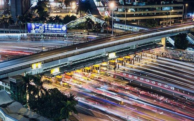 長(zhǎng)曝光攝影作品-車流